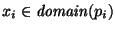 $x_i \in {\it domain\/}(p_i)$