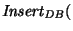 ${\it Insert\/}_{\it DB\/}($