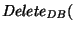 ${\it Delete\/}_{\it DB\/}($