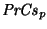${\it PrCs\/}\xspace_p$