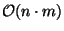 ${\cal O}(n \cdot m)$